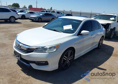 2016 Honda Accord Sport из США, поврежденный, VIN 1HGCR2F68GA103439